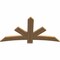 Ekena Millwork Alberta Smooth Timber Gable Bracket, Western Red Cedar, 60"W x 32"H x 1 1/2"D x 5 1/2"F, 13/12 Pitch GBW060X32X0206ALB00SWR - alternate 4